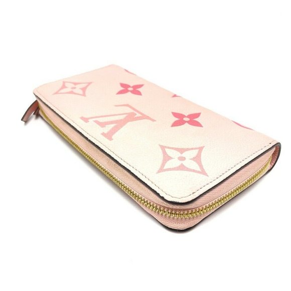 LOUIS VUITTON M80403 Monogram Empreinte By the-Pool Zippy Wallet Pink - Picture 7 of 12